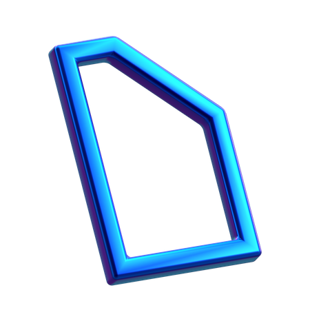 Forma del marco  3D Icon