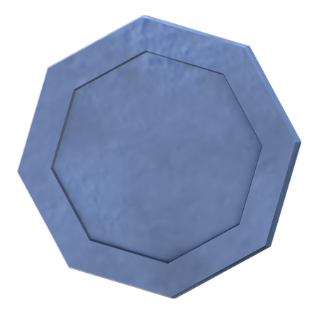 Forma de octágono  3D Icon