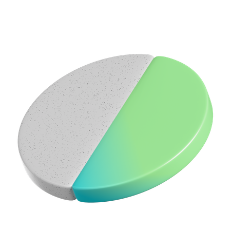 Forma de pastel  3D Icon