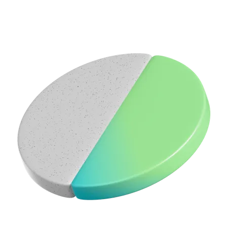 Forma de pastel  3D Icon