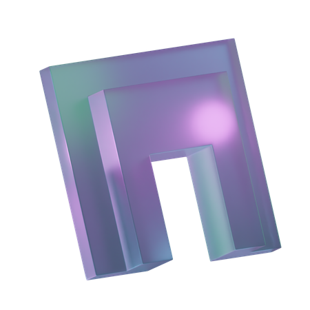 Forma de puerta  3D Icon