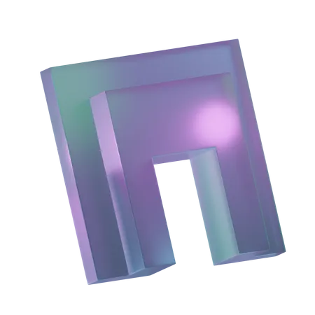 Forma de puerta  3D Icon