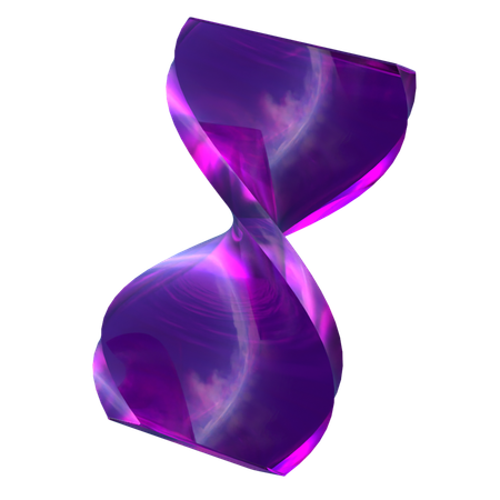 Forma de reloj de arena  3D Icon