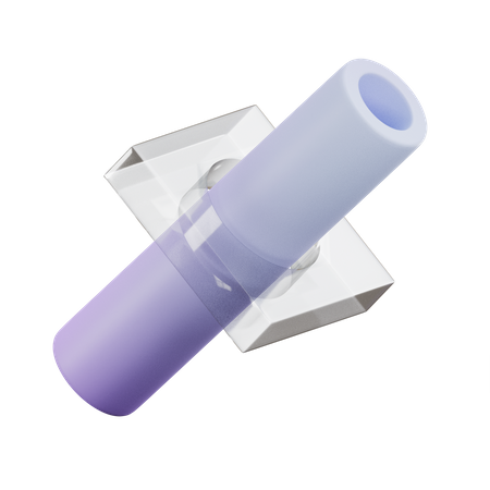 Forma de tubo  3D Icon