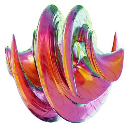 Forma de espiral  3D Icon