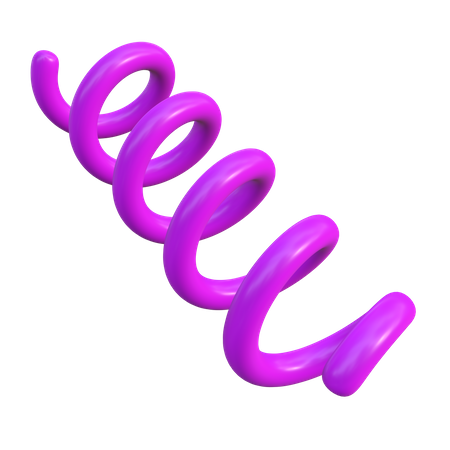 Forma de espiral  3D Icon