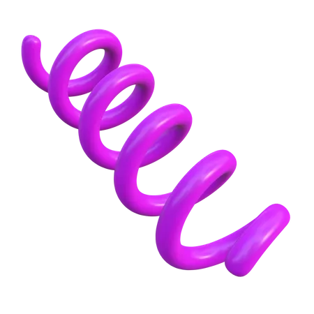 Forma de espiral  3D Icon