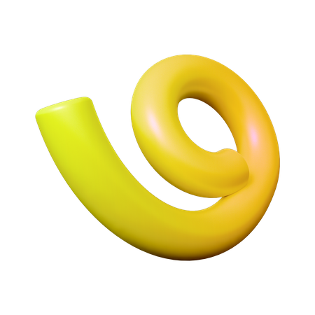 Forma de espiral  3D Icon