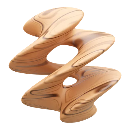 Forma de espiral  3D Icon