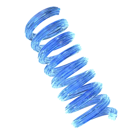 Forma de espiral  3D Icon