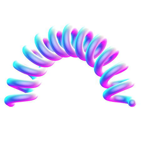 Forma de espiral  3D Icon