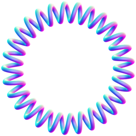 Forma de espiral  3D Icon