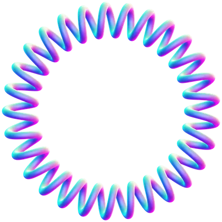 Forma de espiral  3D Icon