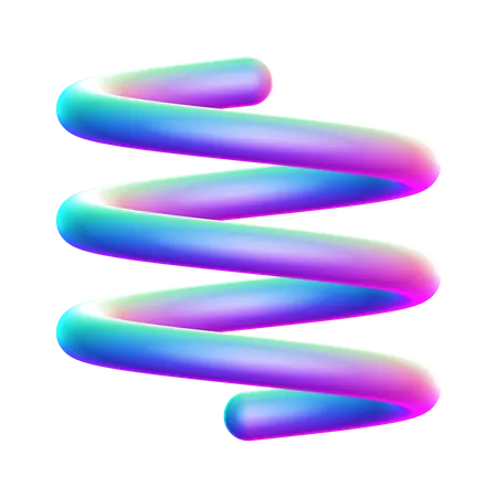 Forma de espiral  3D Icon