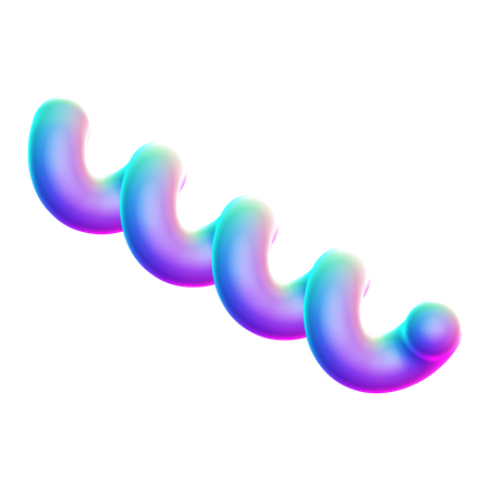 Forma de espiral  3D Icon