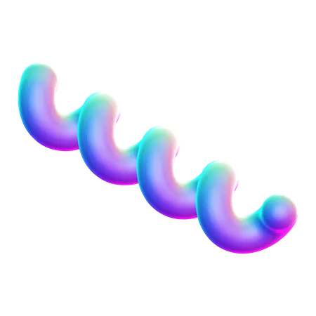 Forma de espiral  3D Icon