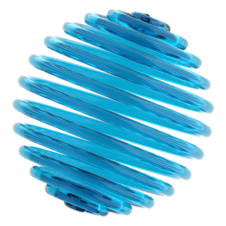 Forma de espiral  3D Icon