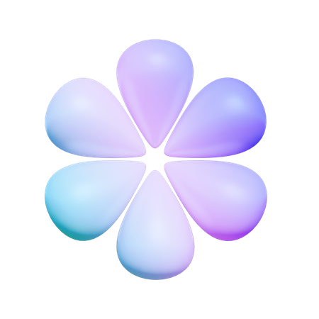 Forma de flora  3D Icon