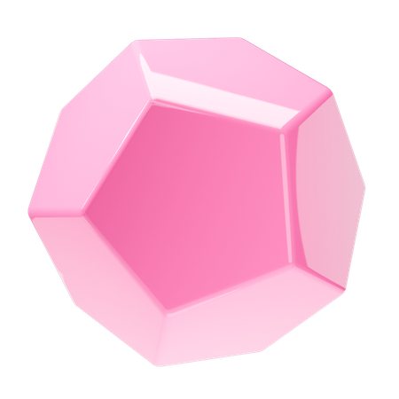 Forma hexagonal  3D Icon