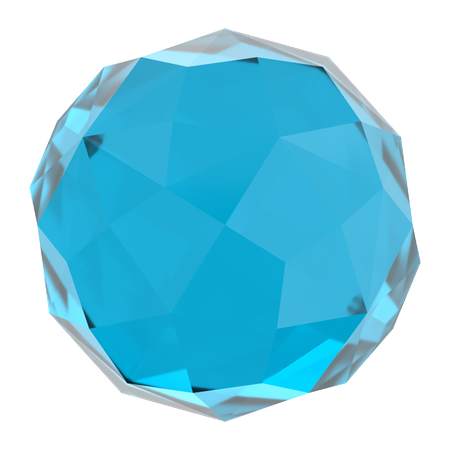 Forma de icosfera  3D Icon