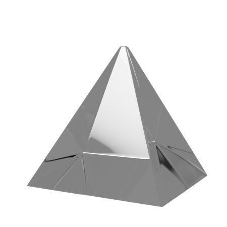 Forma piramidal  3D Illustration