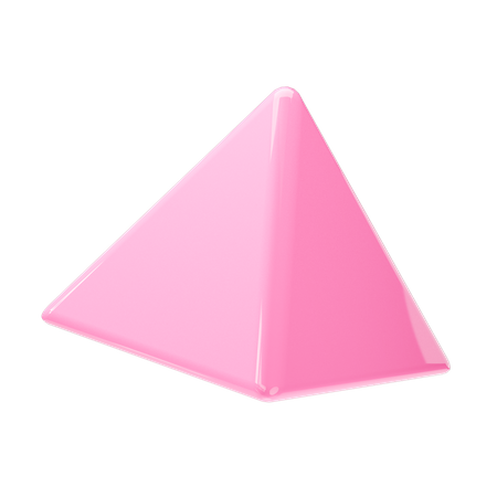 Forma piramidal  3D Icon