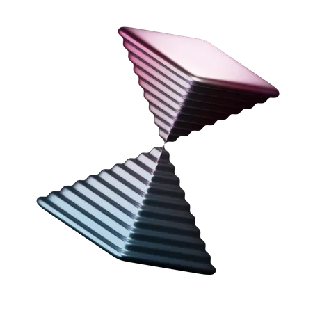 Forma piramidal  3D Icon