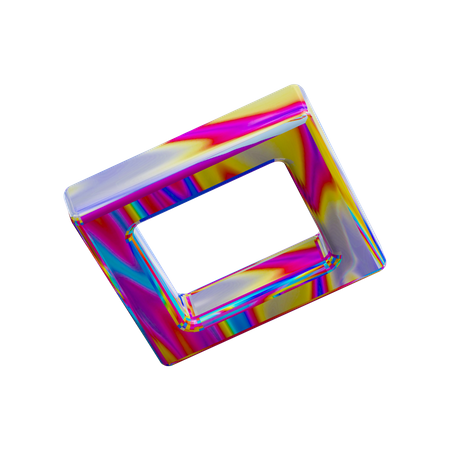 Forma rectangular  3D Illustration
