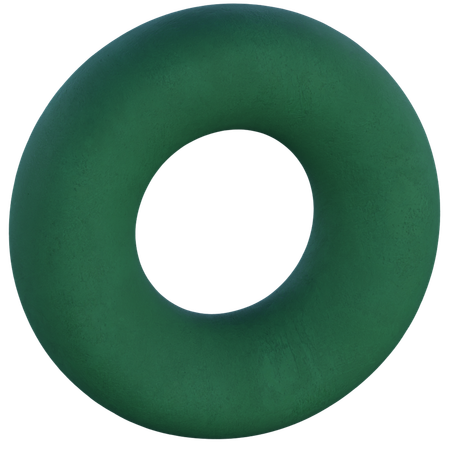 Forma redonda  3D Icon