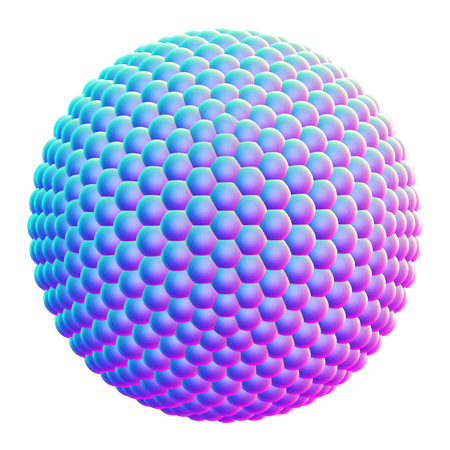 Forma redonda  3D Icon