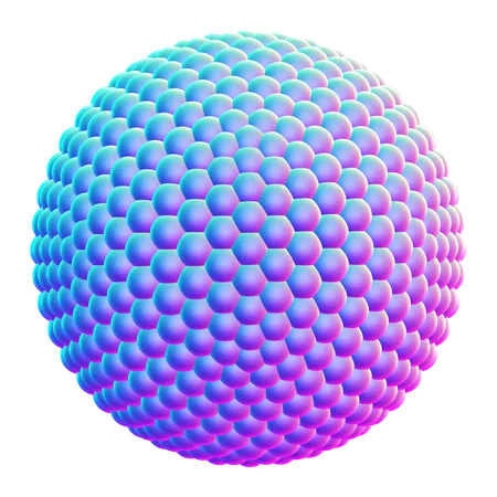 Forma 3 D Multicolor Geometrica Abstracta 3D Icon