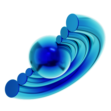 Forma semicircular  3D Icon