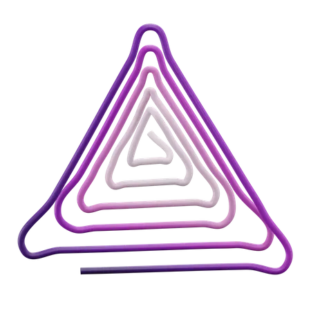 Paquete De Iconos De Triangulo Geometrico Premium 3D Icon