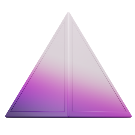 Forma de triángulo  3D Icon