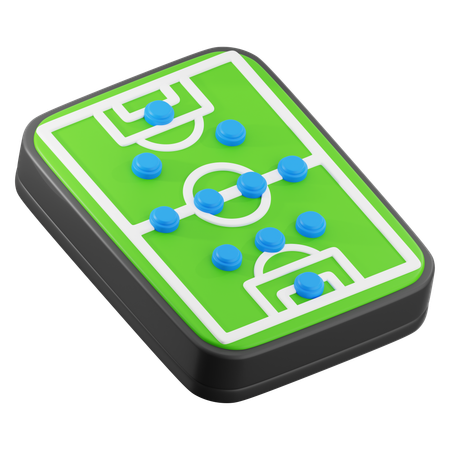 Formacion de futbol  3D Icon