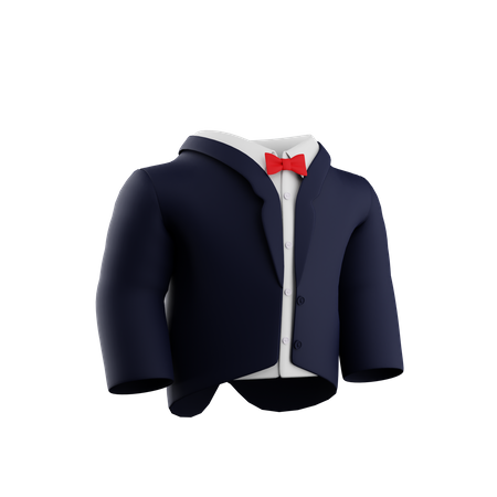 Formal Suit  3D Icon