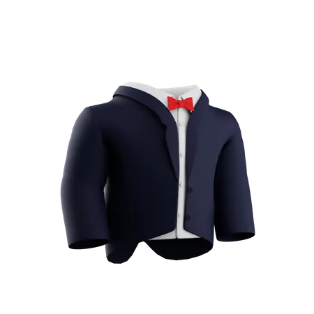 Formal Suit  3D Icon