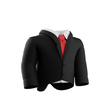 Formal Suit  3D Icon