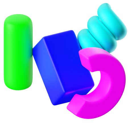 Formas abstractas  3D Icon