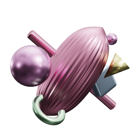 Formas abstractas  3D Icon