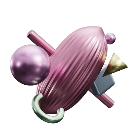 Formas abstractas  3D Icon
