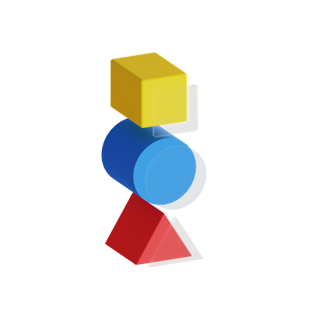 Formas de vidrio  3D Icon