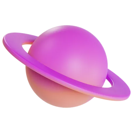 Formas planetarias vibrantes  3D Icon