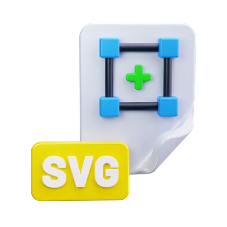 Format de fichier SVG  3D Icon