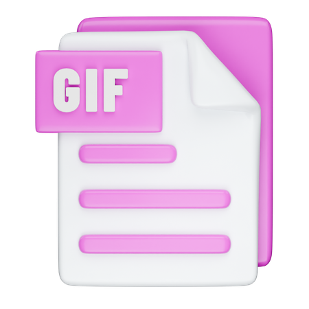 Gif 형식  3D Icon
