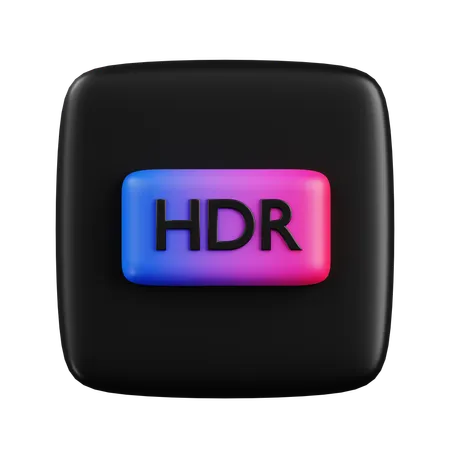Format hdr  3D Icon