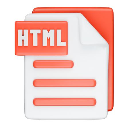 Format HTML  3D Icon