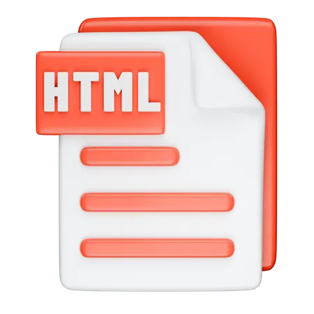 Format HTML  3D Icon
