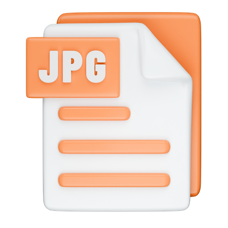 Format JPG  3D Icon