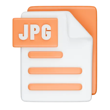 Format JPG  3D Icon
